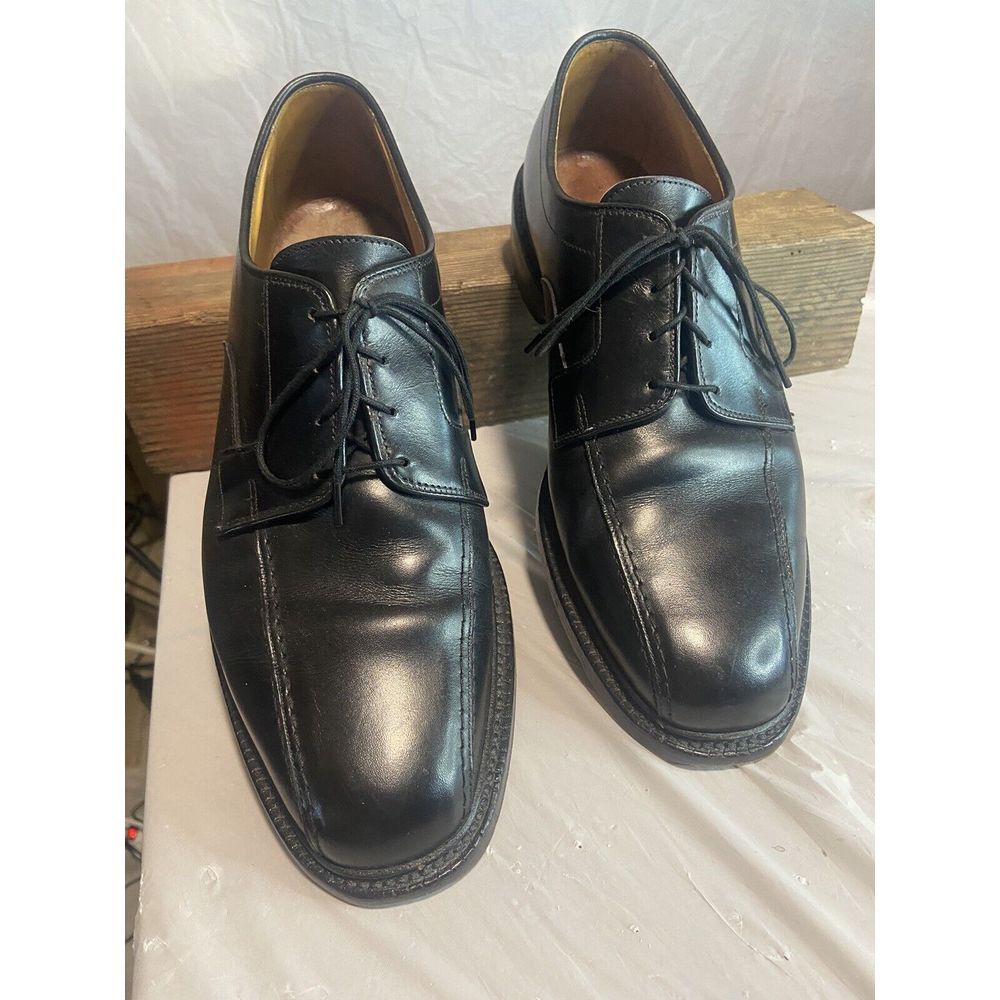Men's AllenEdmonds Sagamore‎ Black Leather Lace Up Oxford Shoes-Size 10.5 D
